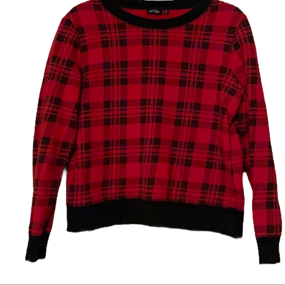 ♠︎ kate spade red/black checkered top | MD